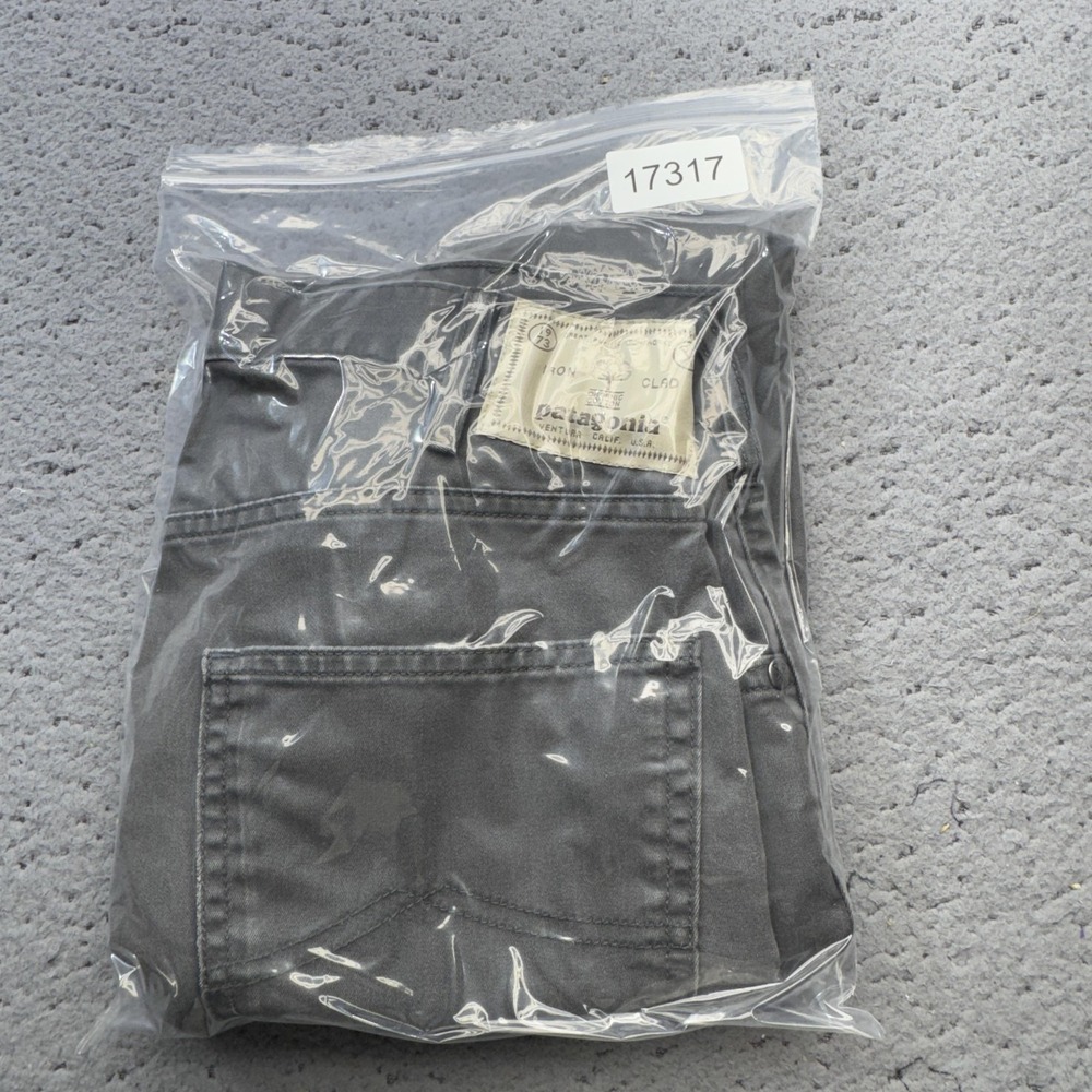 Patagonia Jeans Mens 31x32 Gray Chino Performance Twill Slim Straight Stretch - Picture 16 of 16